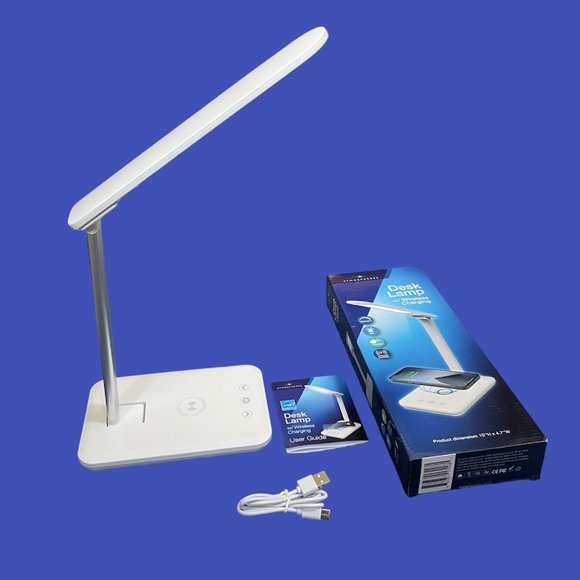 Desk Lamp with 5W Wireless Phone Charging New (Please Read On How To Use It) - Picture 1 of 5